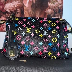 New fashion bag  Multicolor Monogram Shoulder Bag